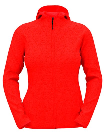 Stedman® Lux Hooded Knitfleece Jacket Women – Scarlet Red Heather