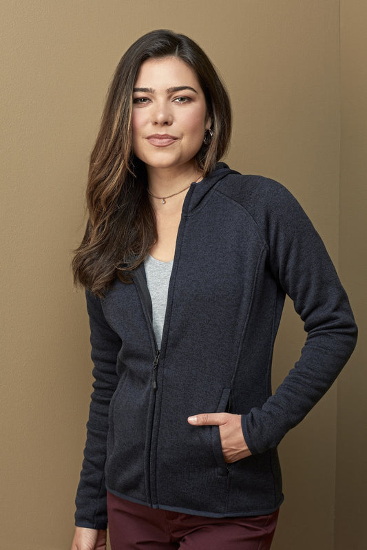 Stedman® Lux Hooded Knitfleece Jacket Women