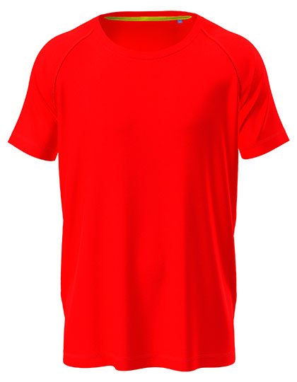 Stedman® Mesh Raglan – Scarlet Red