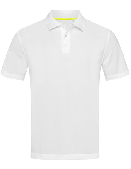 Stedman® Mesh Polo – White