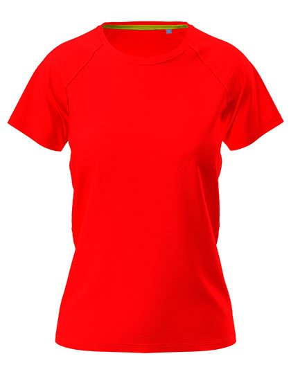 Stedman® Mesh Raglan Women – Scarlet Red