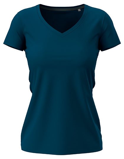 Stedman® Stretch-T V-Neck Women – Navy Blue