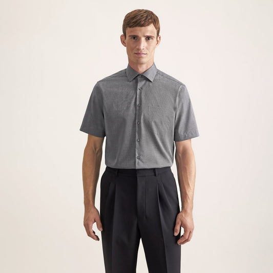 Seidensticker Men's Shirt Regular Fit Short Sleeve