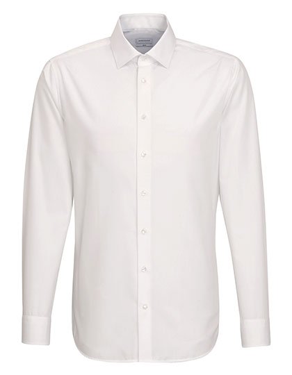 Seidensticker Men's Shirt Shaped Fit Extra Longsleeve – White