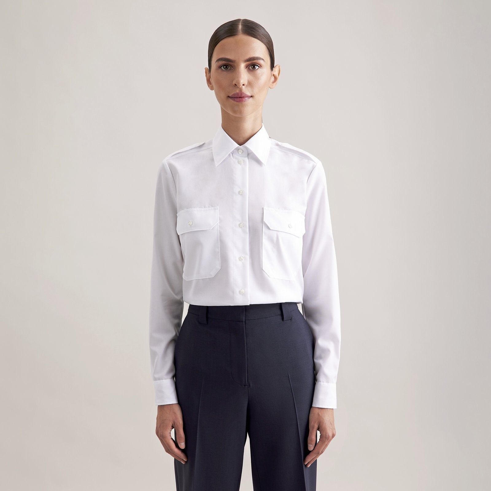 Seidensticker Women's Pilot Blouse Regular Fit Longsleeve
