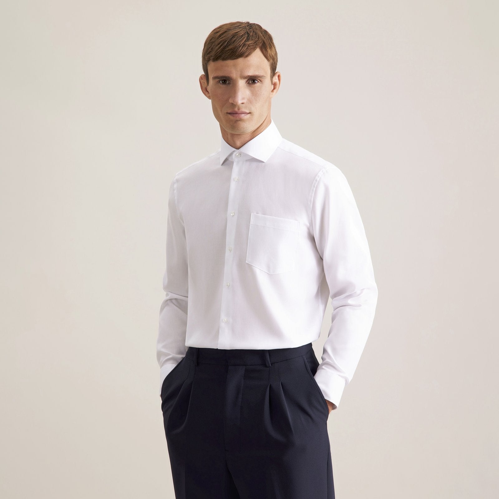 Seidensticker Men's Shirt Regular Fit Oxford Longsleeve