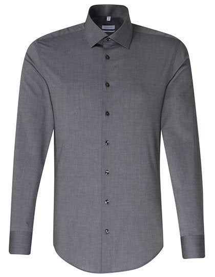 Seidensticker Men's Shirt Slim Fit Long Sleeve – Anthracite