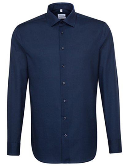 Seidensticker Men's Shirt Slim Fit Long Sleeve – Dark Blue