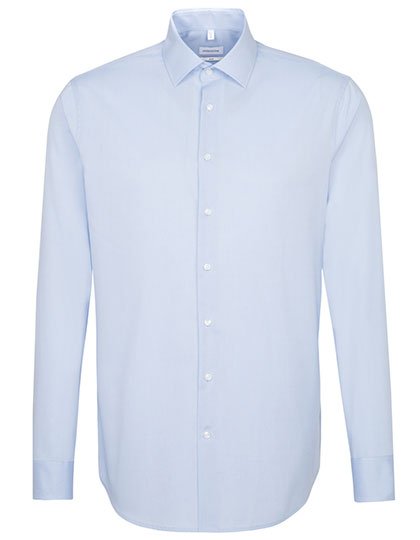 Seidensticker Men's Shirt Slim Fit Long Sleeve – Light Blue