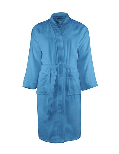 The One Towelling® Classic Bathrobe – Aqua Azure
