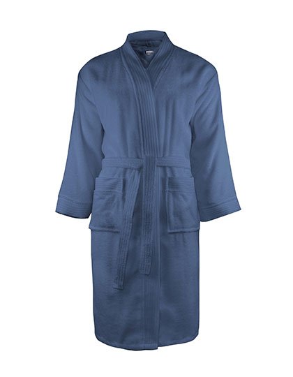 The One Towelling® Classic Bathrobe – Denim Faded