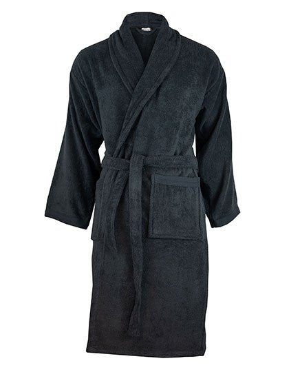 The One Towelling® Organic Bathrobe – Anthracite