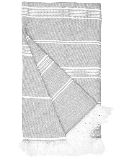 The One Towelling® Recycled Hamam Towel – Ash Grey