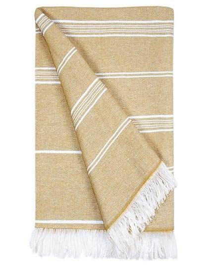 The One Towelling® Recycled Hamam Towel – Beige