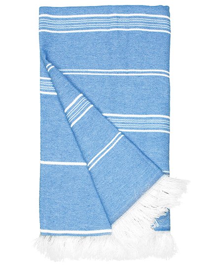 The One Towelling® Recycled Hamam Towel – Cobalt Blue