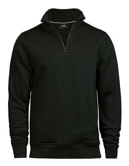 Tee Jays Half Zip Sweatshirt – Black