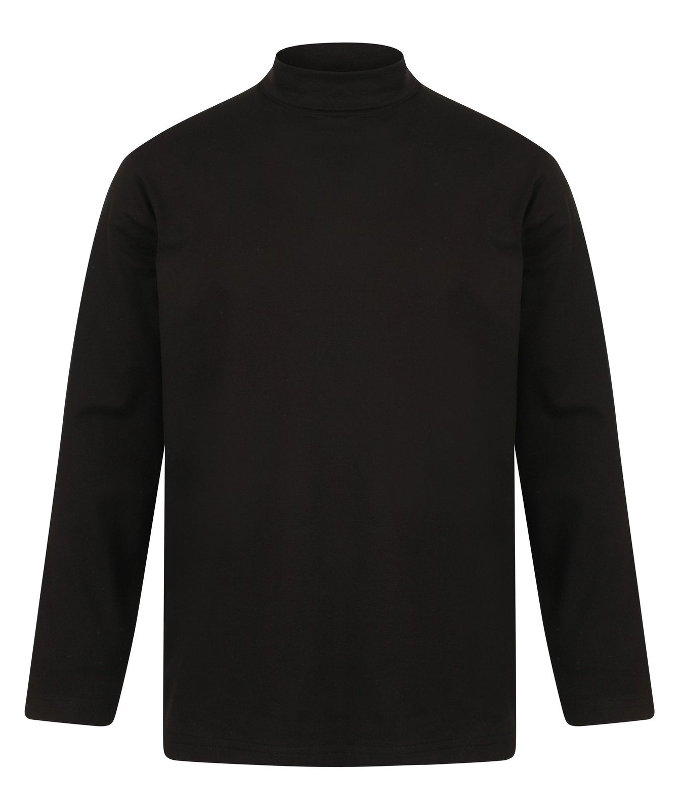 Henbury Roll-Neck Long-Sleeve Top