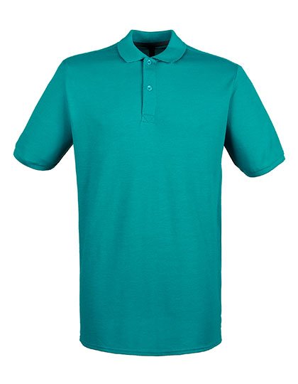 Henbury Men's Micro-Fine Piqué Polo Shirt – Bright Jade