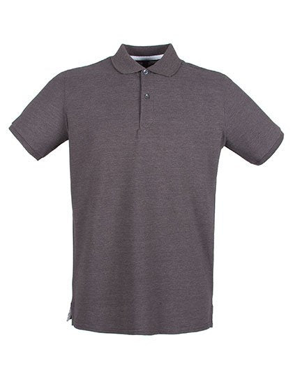 Henbury Men's Micro-Fine Piqué Polo Shirt – Charcoal