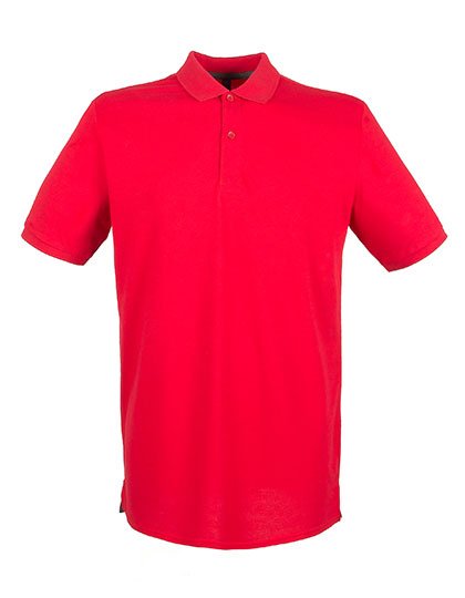 Henbury Men's Micro-Fine Piqué Polo Shirt – Classic Red