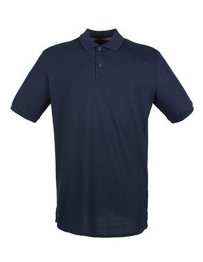 Henbury Men's Micro-Fine Piqué Polo Shirt – Navy