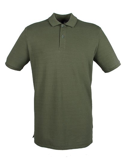 Henbury Men's Micro-Fine Piqué Polo Shirt – Olive