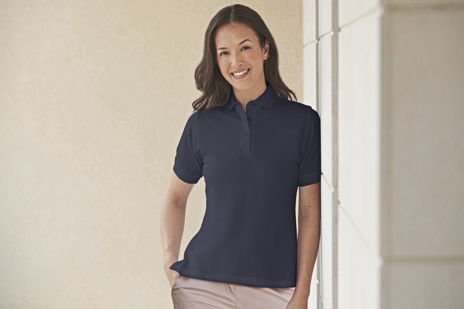 Henbury Ladies' Classic Cotton Piqué Polo Shirt