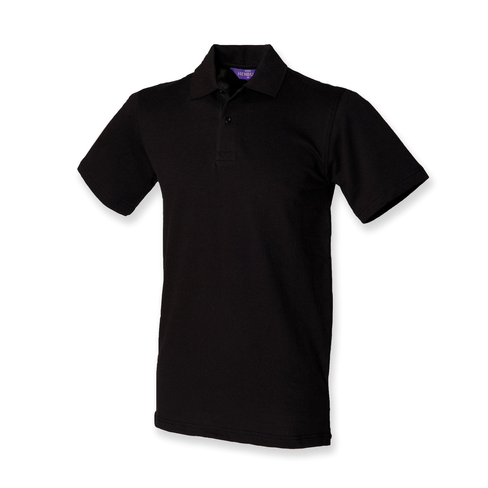 Henbury Men's Stretch Piqué Polo Shirt