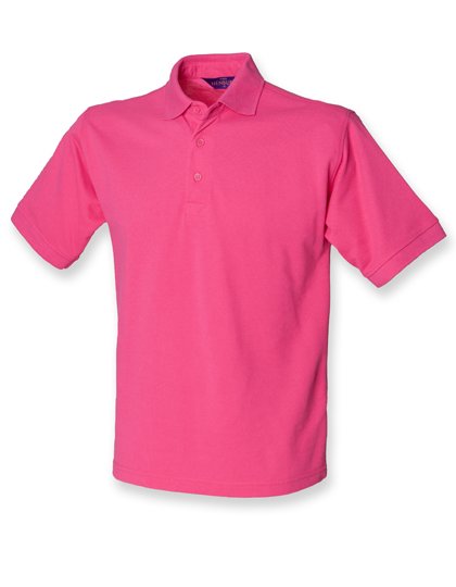 Henbury Men's 65/35 Classic Piqué Polo Shirt – Fuchsia