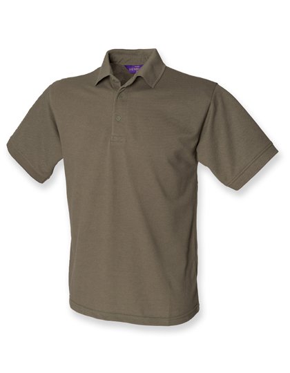 Henbury Men's 65/35 Classic Piqué Polo Shirt – Olive