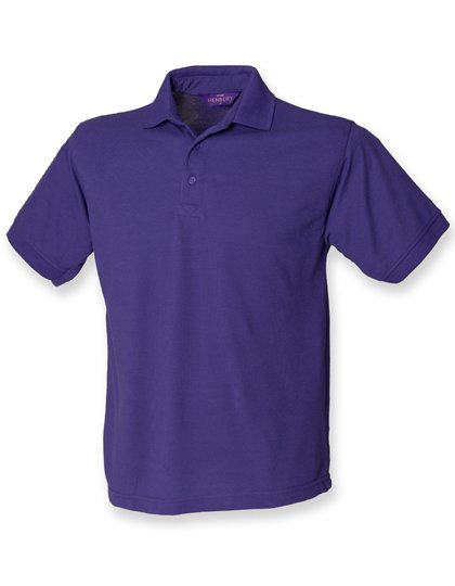 Henbury Men's 65/35 Classic Piqué Polo Shirt – Purple