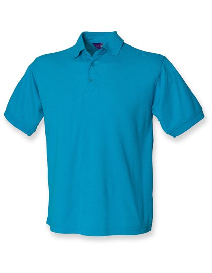 Henbury Men's 65/35 Classic Piqué Polo Shirt – Turquoise