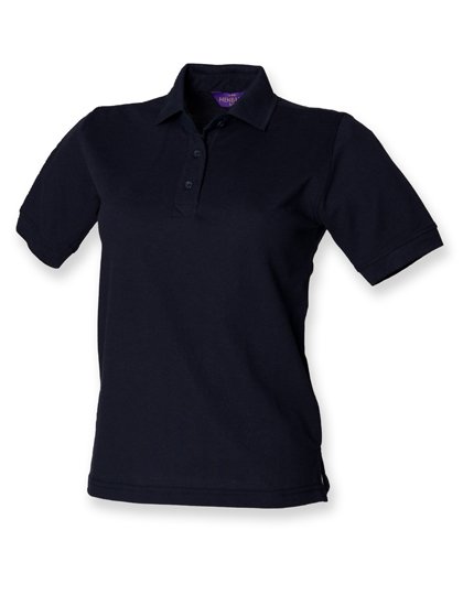 Henbury Ladies' 65/35 Classic Piqué Polo Shirt – Navy