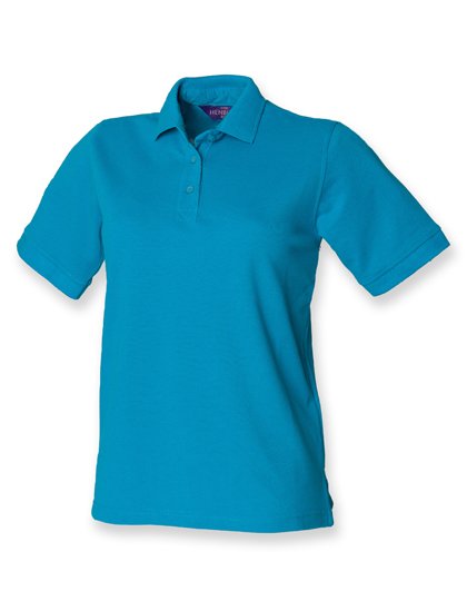 Henbury Ladies' 65/35 Classic Piqué Polo Shirt – Turquoise