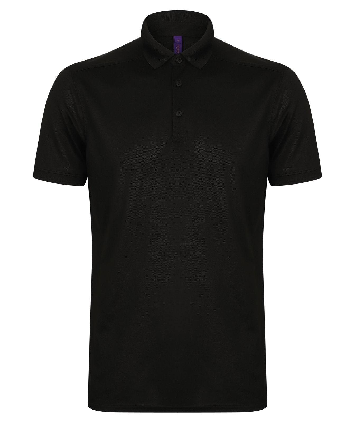 Henbury Men's Slim Fit Stretch Polo Shirt + Wicking Finish