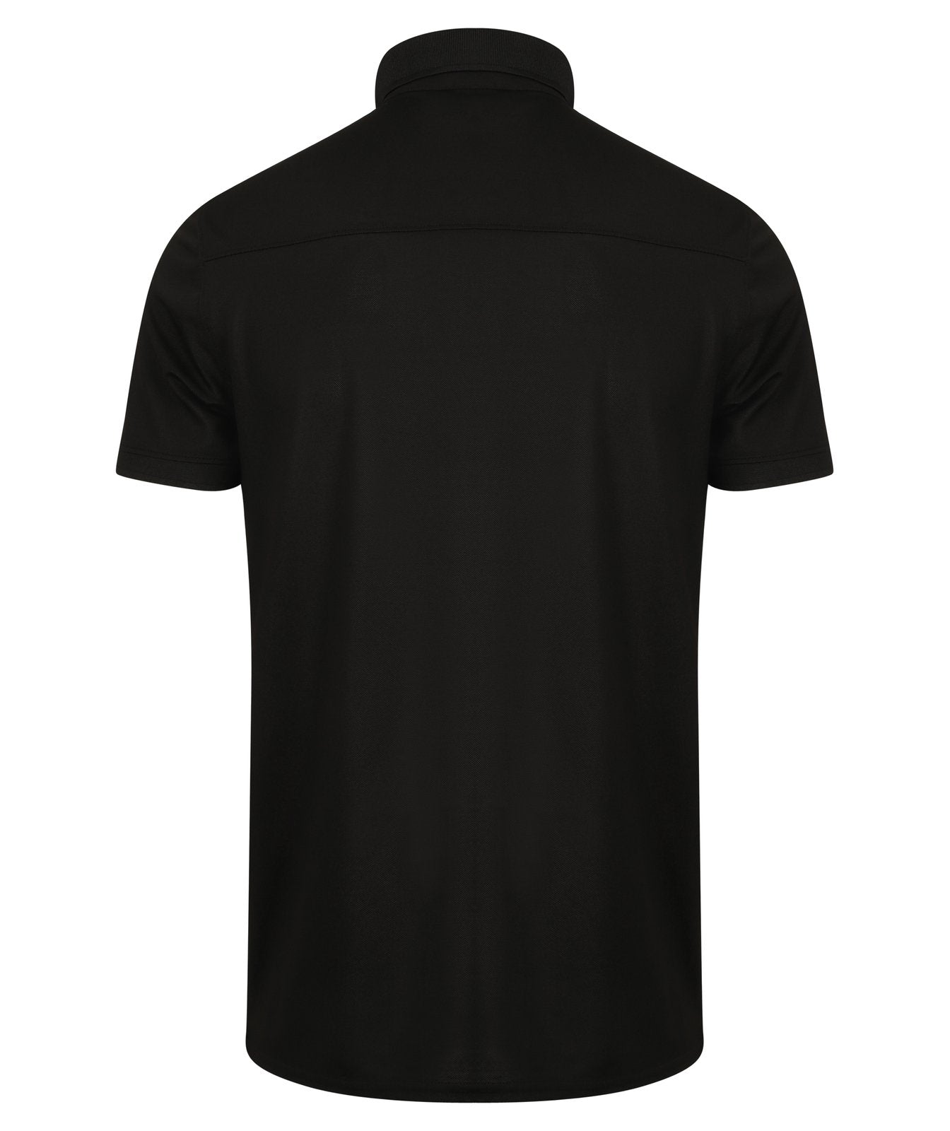 Henbury Men's Slim Fit Stretch Polo Shirt + Wicking Finish