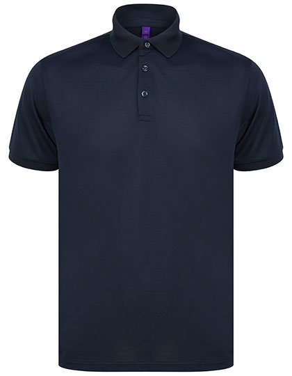 Henbury Recycled Polyester Polo Shirt – Navy