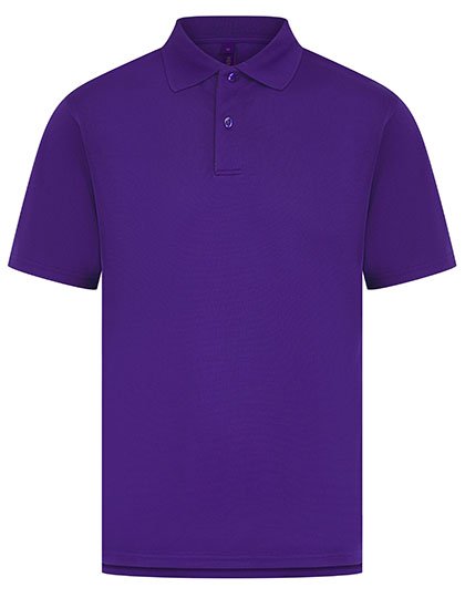 Henbury Men's Coolplus® Wicking Polo Shirt – Bright Purple