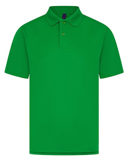 Henbury Men's Coolplus® Wicking Polo Shirt – Kelly Green