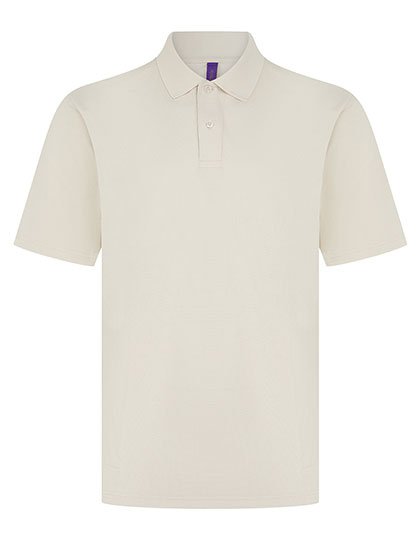 Henbury Men's Coolplus® Wicking Polo Shirt – Natural