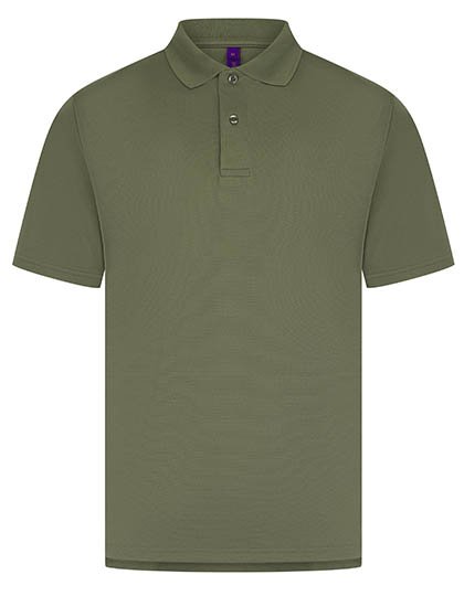 Henbury Men's Coolplus® Wicking Polo Shirt – Olive