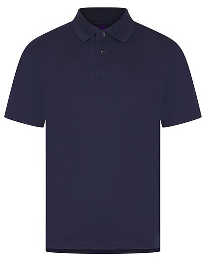 Henbury Men's Coolplus® Wicking Polo Shirt – Oxford Navy