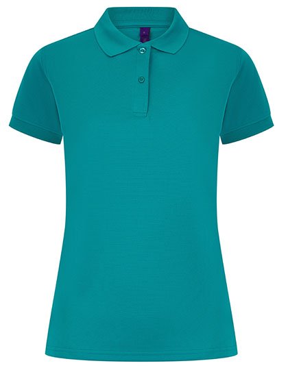 Henbury Ladies' Coolplus® Wicking Polo Shirt – Bright Jade