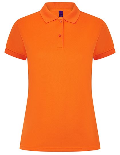 Henbury Ladies' Coolplus® Wicking Polo Shirt – Bright Orange