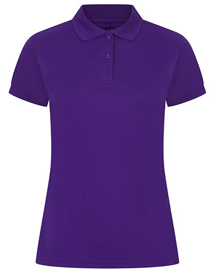 Henbury Ladies' Coolplus® Wicking Polo Shirt – Bright Purple
