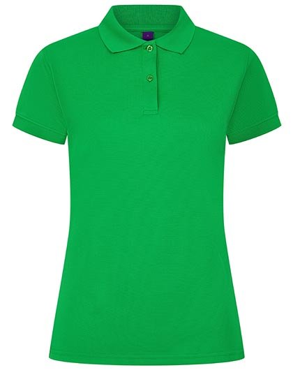 Henbury Ladies' Coolplus® Wicking Polo Shirt – Kelly Green