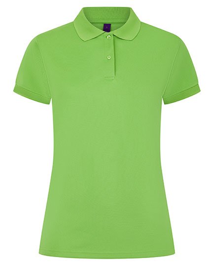 Henbury Ladies' Coolplus® Wicking Polo Shirt – Lime Green