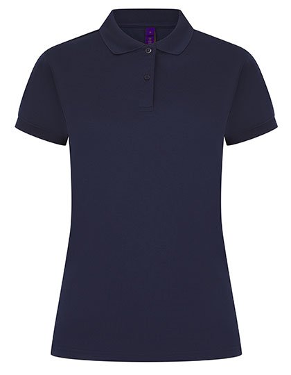 Henbury Ladies' Coolplus® Wicking Polo Shirt – Oxford Navy