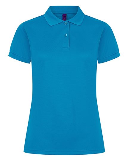 Henbury Ladies' Coolplus® Wicking Polo Shirt – Sapphire Blue