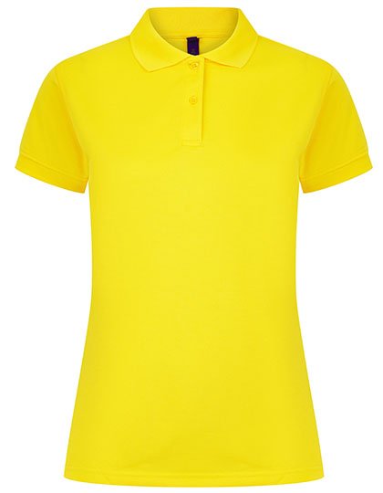 Henbury Ladies' Coolplus® Wicking Polo Shirt – Yellow